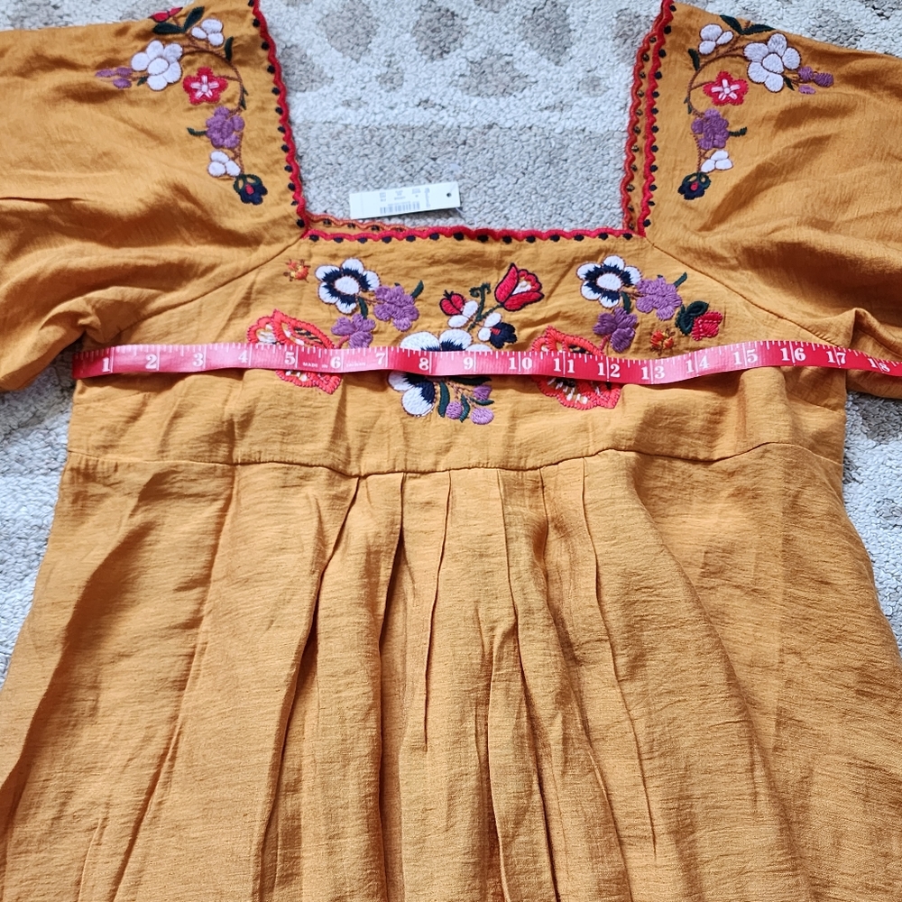 Madewell Embroidered Square-neck Mini Dress - Picture 8 of 13